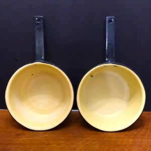 Enamel Ware Pots vintage